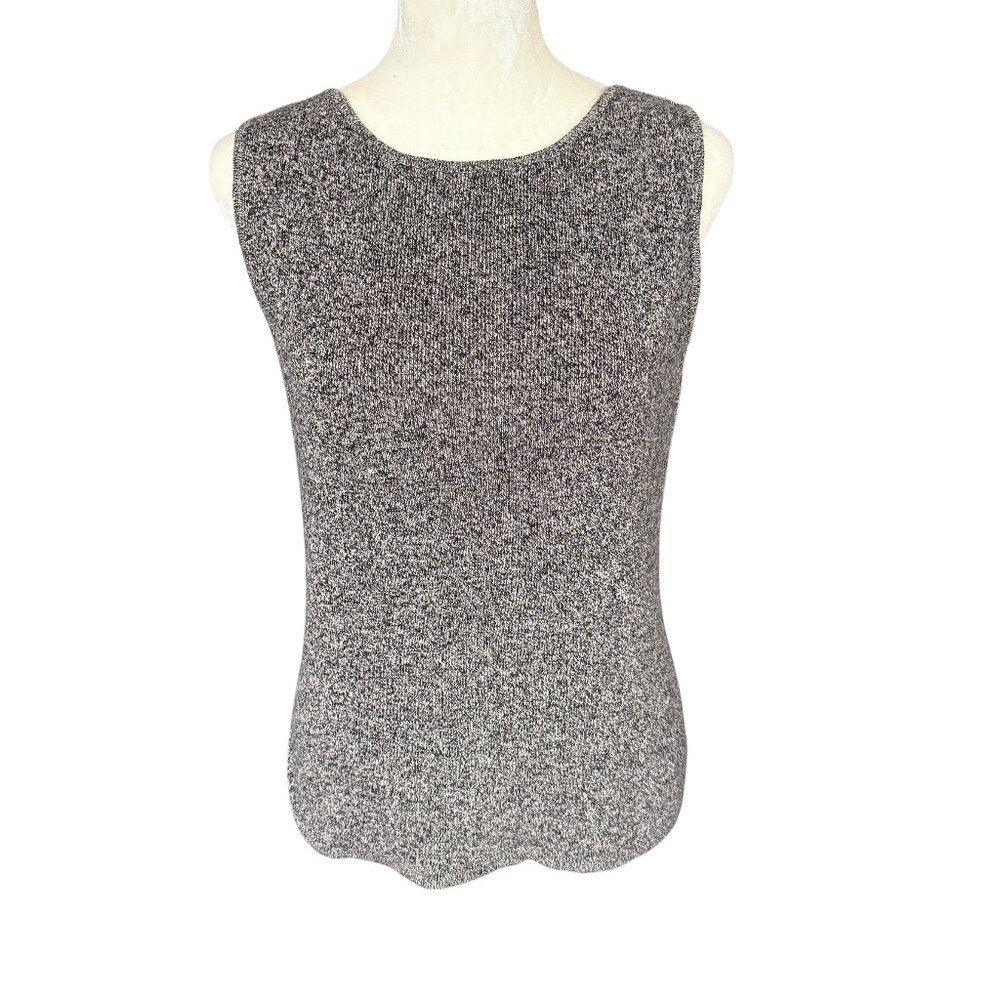 Chico's Design sleeveless heathered knit tank top sweater women's size 0
